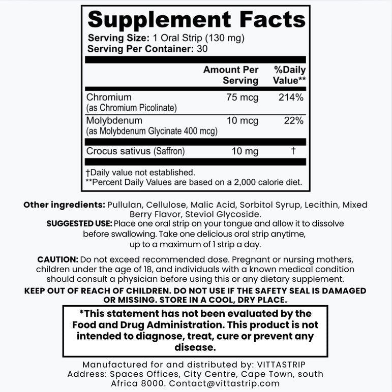 Appetite Balance & Weight Support Strips
